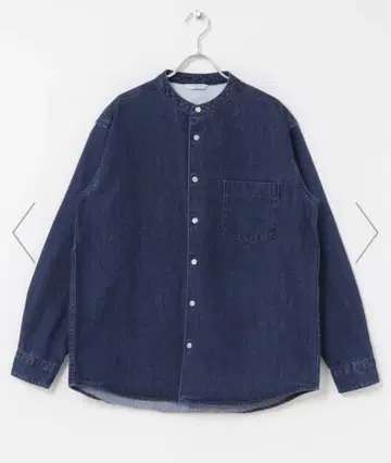 URBAN RESEARCH DOORS 데님 밴드 카라 셔츠 L