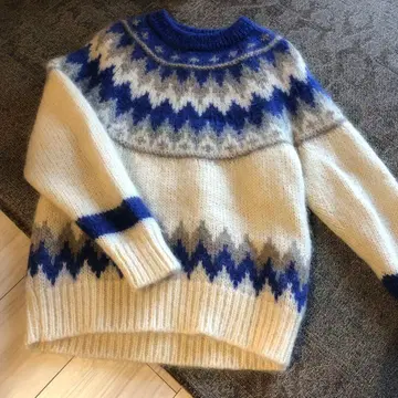 바토너 ships 노르딕 무늬 니트