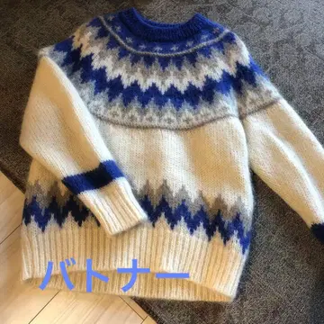 바토너 ships 노르딕 무늬 니트