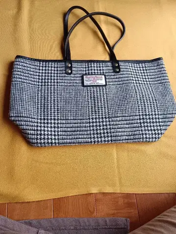 해리스 트위드 토트백