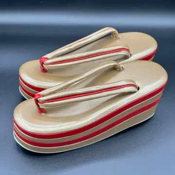 [ 특가 ] 조리 4단 후리소데 성인식 졸업식 통굽 힐형 M사이즈