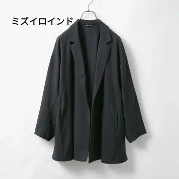 mizuiro ind 차콜 그레이 테일러드 자켓 우디 하우스
