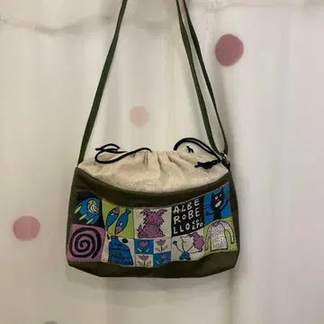 알베로베로 원단을 사용한 숄더백 미사용 새상품