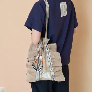 브라운 바이 시어터 프로덕츠 메쉬 프릴 슈즈백