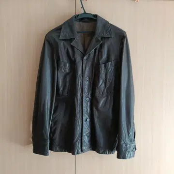 폴 스미스 가죽 자켓 L 다크 브라운