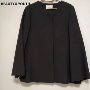 [ BEAUTY & YOUTH ] 블랙 울 코트