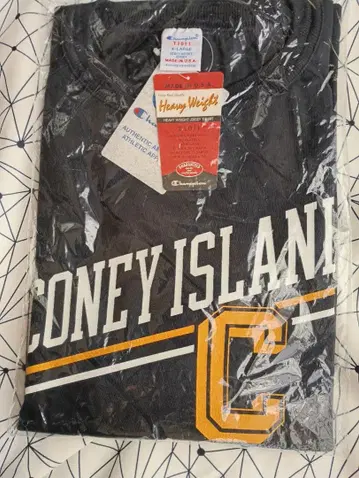 Champion T101 7부 소매 티셔츠 XL 네이비