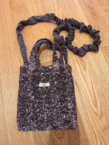 uhr 스팽글 숄더백