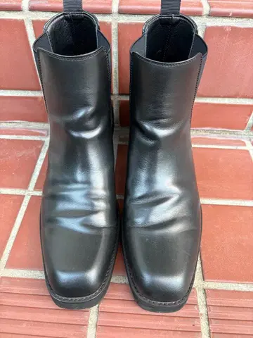 MB 하이엔드 스퀘어토 하이힐 부츠 리얼 가죽 스무스 ver