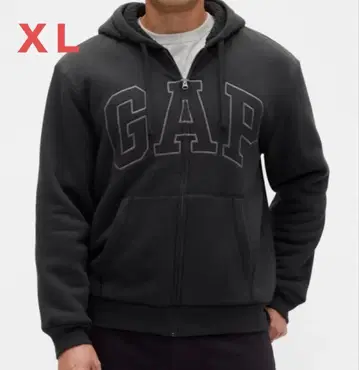 새상품 택 포함 GAP 후드티 보아 안감 XL 블랙 gap 블랙