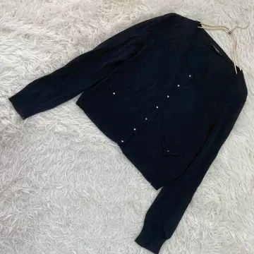 MAX&Co. 스터드 장식 가디건 블랙 S 캐주얼 오샤레