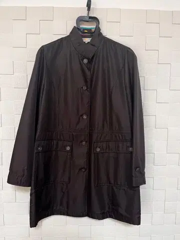 LEOAL 브라운 트렌치코트