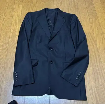 블랙 포멀 수트 컨디션 최상 슬림 클리닝 완료