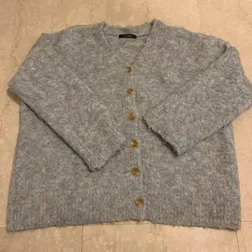 더블 클로젯 w closet 가디건 프리 사이즈 라이트 블루 계열