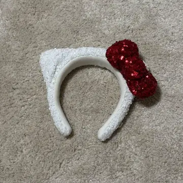 USJ 키티 스팽글 머리띠