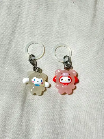 산리오 라떼곰 메지루시 액세서리 마이멜로디 시나몬