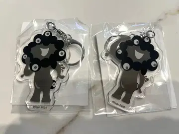 먀쿠먀쿠 블랙 만박 키링 2개 세트