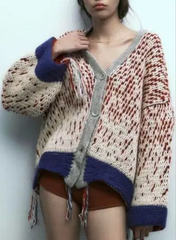 ZARA 니트 긴팔 가디건 새상품