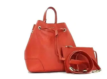 새상품급 FURLA 오렌지 스테이시 가죽 2WAY 숄더백