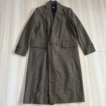 ZARA 자라 체스터 코트 롱 코트 하운드투스