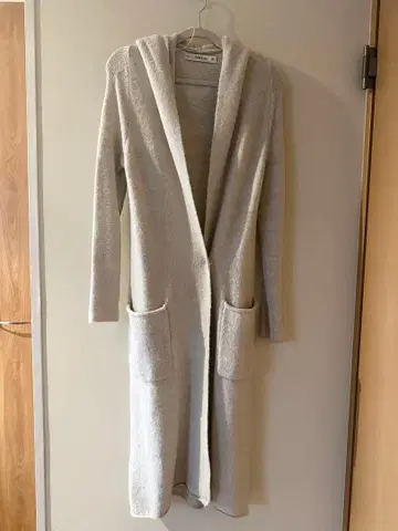 Zara 니트 롱 가디건 후드 부착