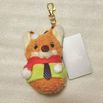 디즈니 스토어 크리스마스 플러시 키체인 닉 주토피아