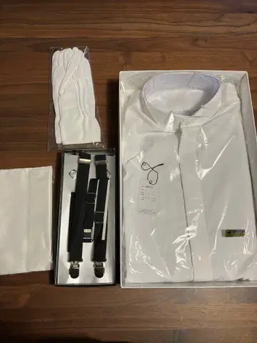 신랑 잡화 세레모니 스타일 결혼식 브라이덜 윙카라 셔츠 사진