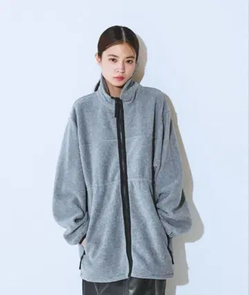 지나시스 JEANASIS 플리스 ZIP 튜닉