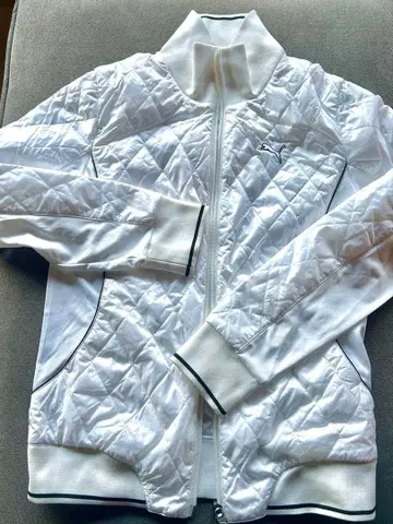 PUMA 여성용 자켓 M 화이트 퀼팅