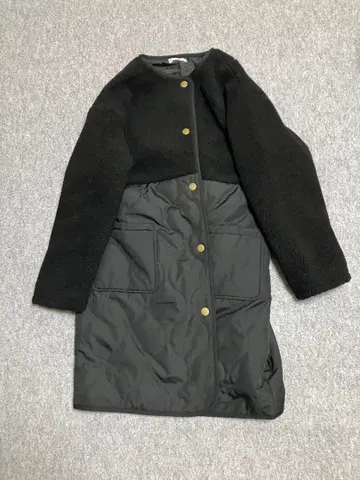 [ 새상품 ] MUMU 시마무라 보아 절개 퀼트 자켓 진한 블랙