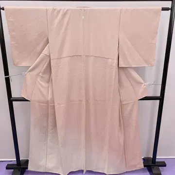 3655 호몬기 이중 기모노 스모키 핑크 선의 패턴 레트로 상품