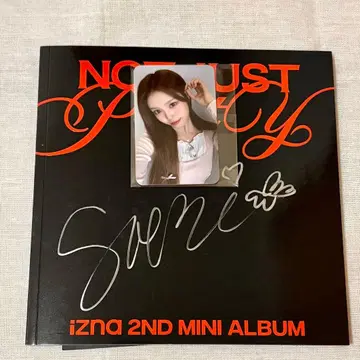 izna 세비 NOT JUST PRETTY Mnet 친필 사인 앨범