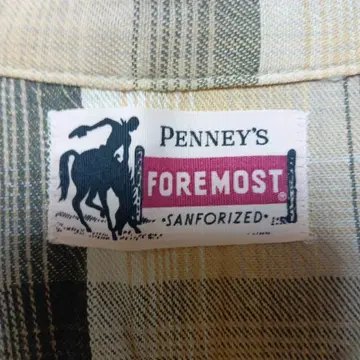 50's PENNEY'S FOREMOST 3시즌용 웨스턴 셔츠 1