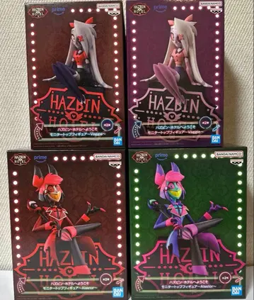 해즈빈 호텔에 오신 것을 환영합니다 모니터 탑 피규어 4종 세트