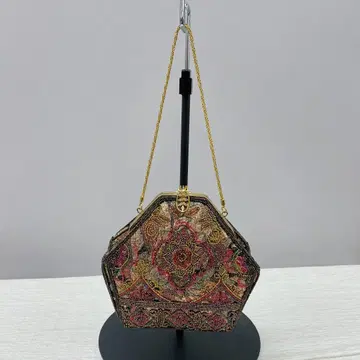 3660 비즈 백 비즈 장식 라메 기모노 가방 멋짐