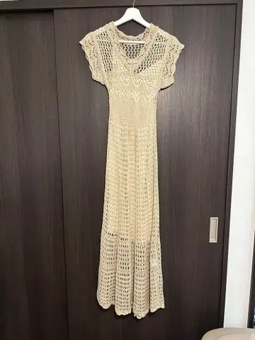 랑데부 크로쉐 니트 원피스