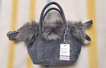 BAYFLOW 퍼 미니 숄더 백