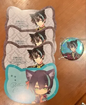 악마 집사와 검은 고양이 아쿠네코 난자 구매 혜택 홀로그램 캔뱃지 베렌