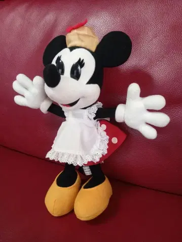 도쿄 디즈니 리 셰프 미니 마우스 레트로 봉제 인형