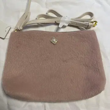 &chouette 핑크 퍼 숄더백