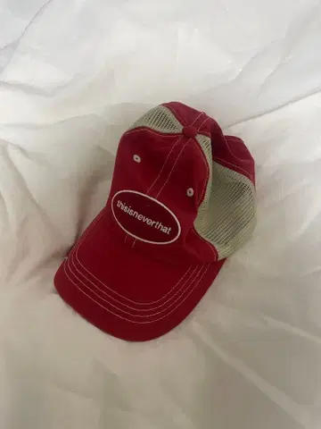 [ thisisneverthat ] 메쉬 캡 빨간색