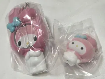 사진 프레임 마스코트 복슬복슬 플로키 인형 마이멜로디 세트