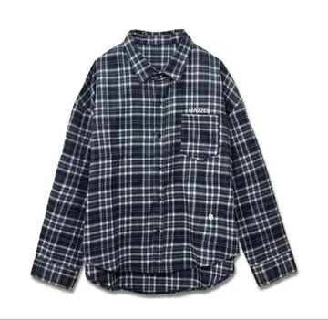 MAZZEL Royal Straight Flush 체크 셔츠 L