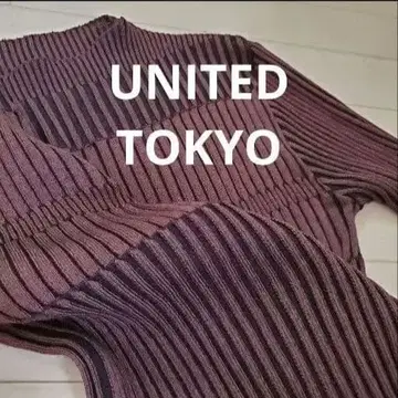 UNITEDTOKYO 유나이티드 도쿄 긴팔 리브 니트 니트 F