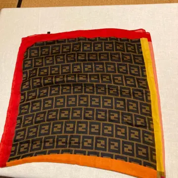 기하학 패턴 스카프 멀티 컬러 대형