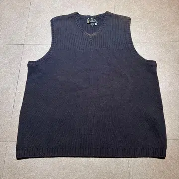 Eddie Bauer legend 베스트 스웨터 니트 코튼 네이비 M