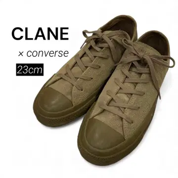 CLANE 컨버스 스니커즈 척테일러 스웨이드 베이지 23cm