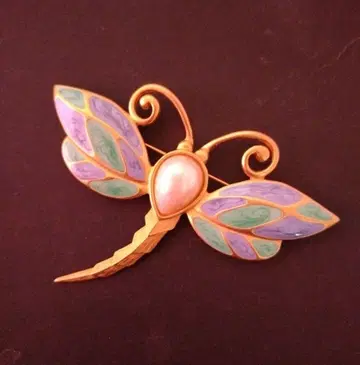 빈티지 브로치 잠자리