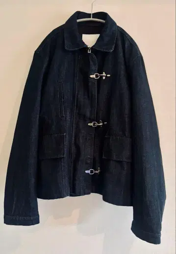 ZARA 토글 버튼 데님 자켓 M