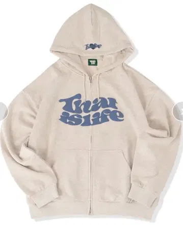 that'slife 자츠라이프 오트밀 후드티 L 사이즈